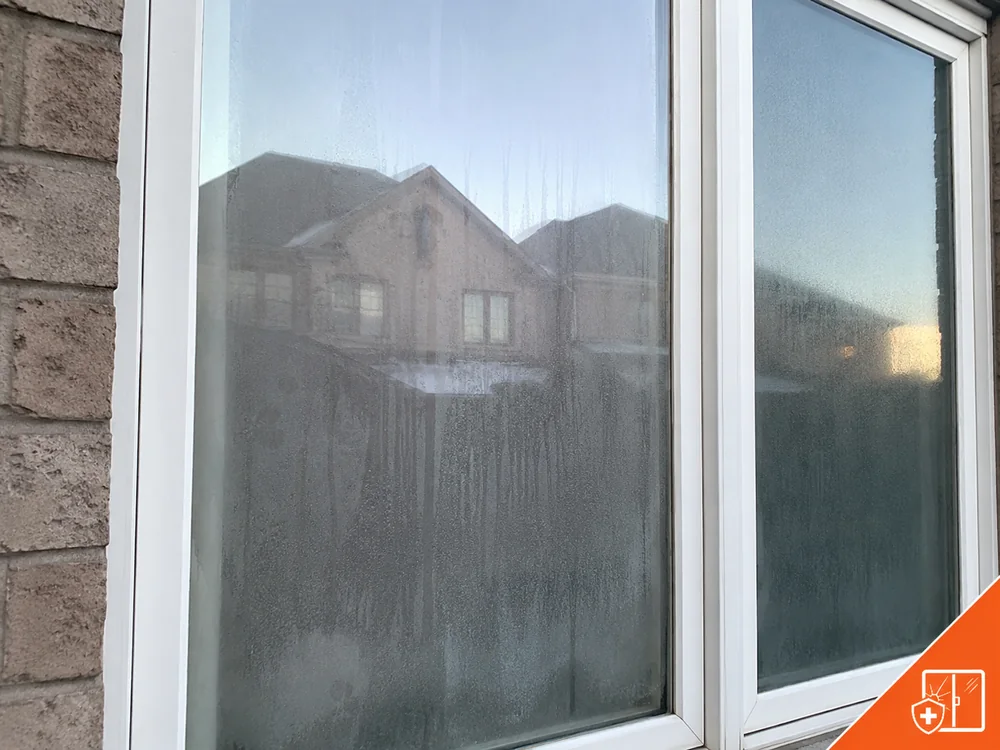 Foggy residential glass